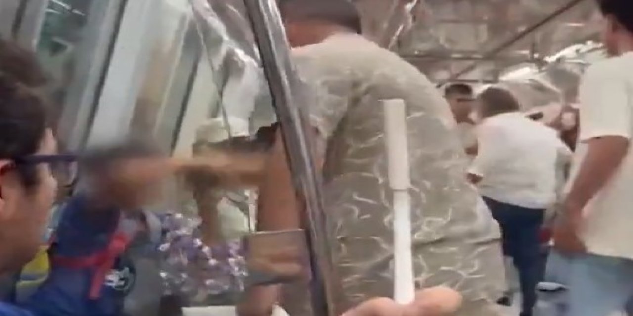 Metroda Suriyeli çocuğa saldıran şahıs gözaltında