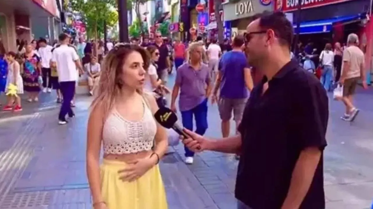 Sokak röportajı nedeniyle tutuklanan Dilruba, tahliye edildi