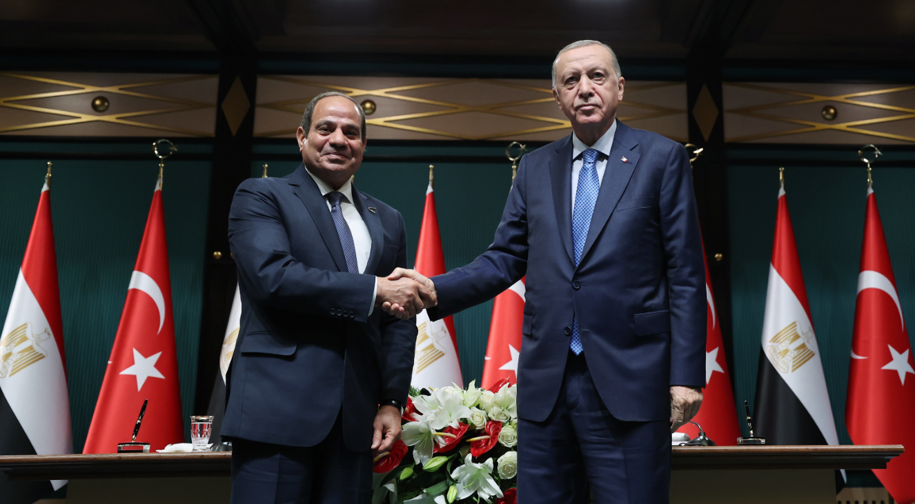 Erdoğan ve Sisi'den aynı masada ortak açıklama