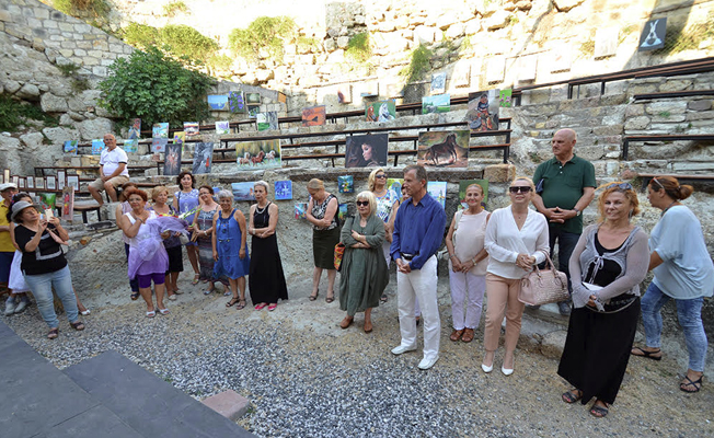 Foça Beşkapılar Kalesi Sanat Galerisi 9. kez sanatın hizmetinde