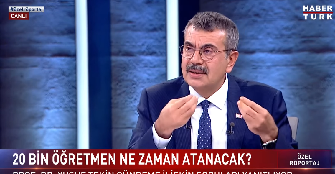 Yusuf Tekin canlı yayında açıkladı! Okullarda kayıt ücreti, mülakat ve 20 bin öğretmen ataması