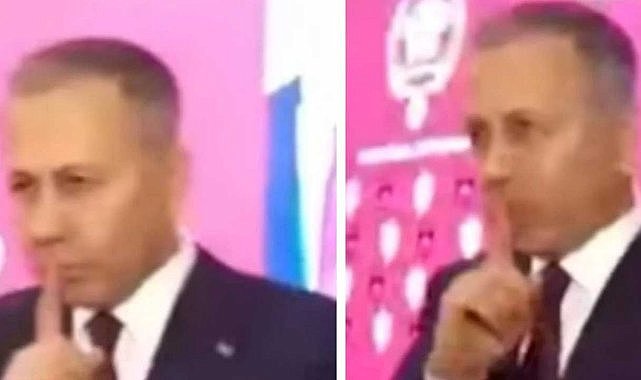 İçişleri Bakanı Yerlikaya, o soru karşısında muhabire 'sus' işareti yaptı