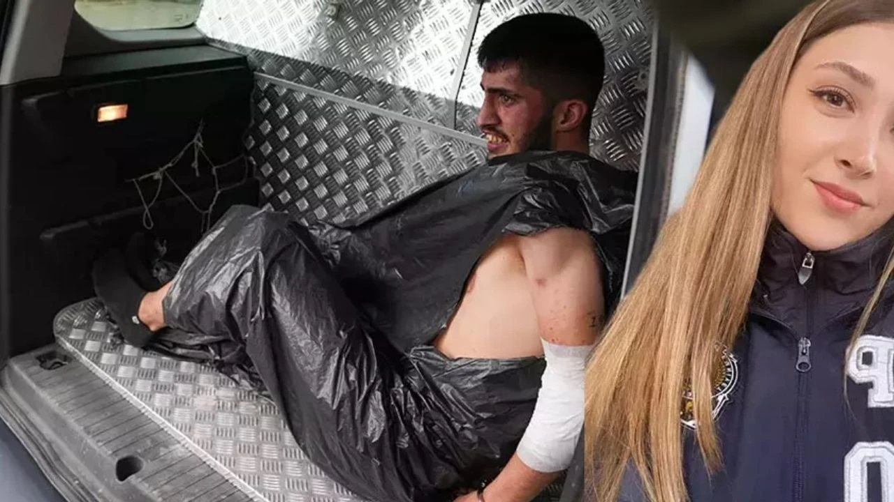 Kadın polis memurunu şehit eden şüpheliye çöp poşeti giydirildi