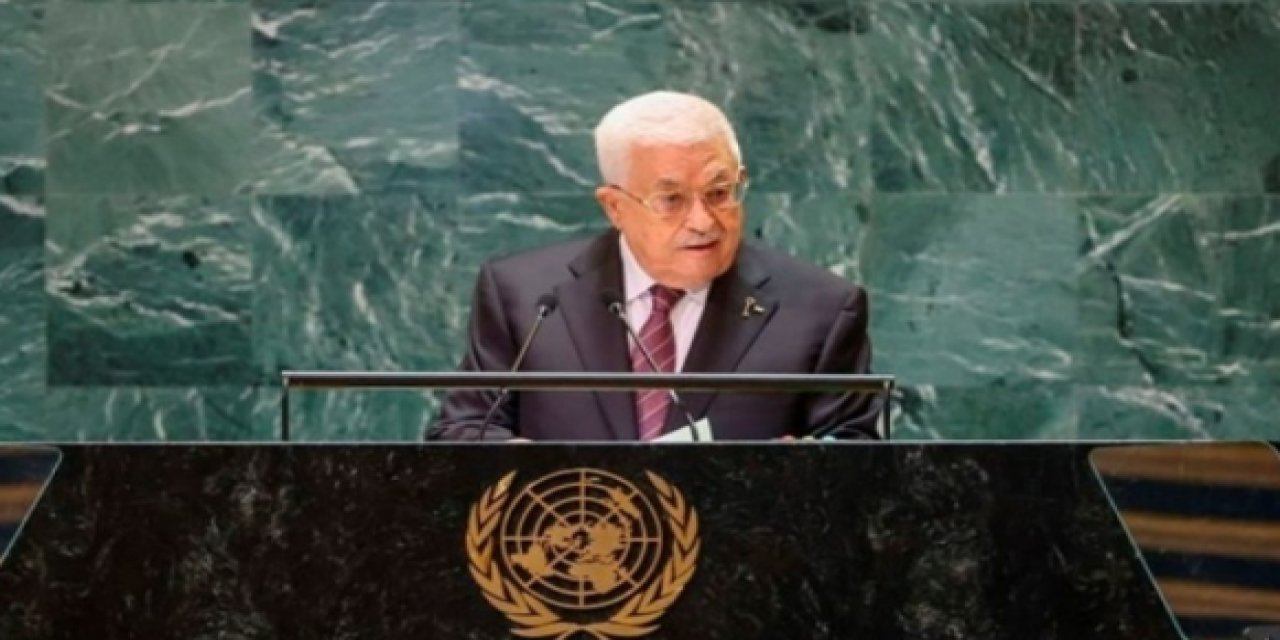 Filistin Devlet Başkanı Mahmud Abbas BM kürsüsünden seslendi