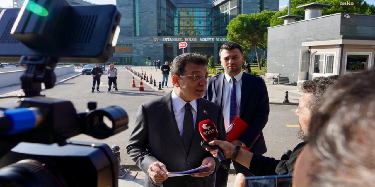 Ekrem İmamoğlu'ndan 'ahmak davası' ile ilgili mahkeme önünde açıklama: "Millet İmamoğlu'nu nerede görmek istiyorsa İmamoğlu orada olacaktır"