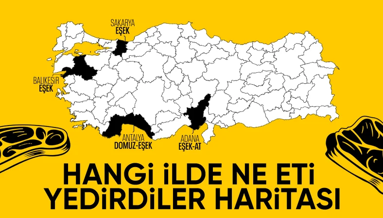 At eti, eşek eti, domuz eti, ne ararsan var! Hangi ilde vatandaşa ne yedirmişler?