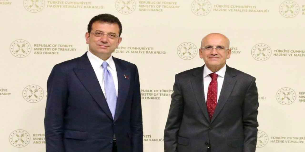 Ekrem İmamoğlu, Mehmet Şimşek'i ziyaret etti