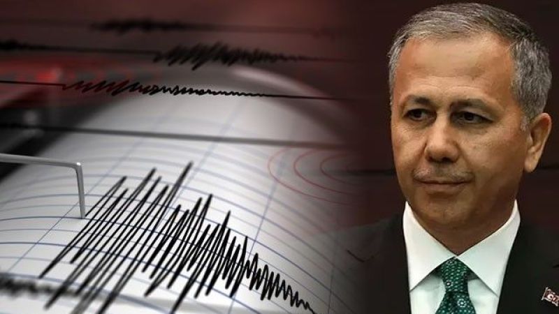 Bakan Ali Yerlikaya'dan, Malatya’daki depreme ilişkin açıklama