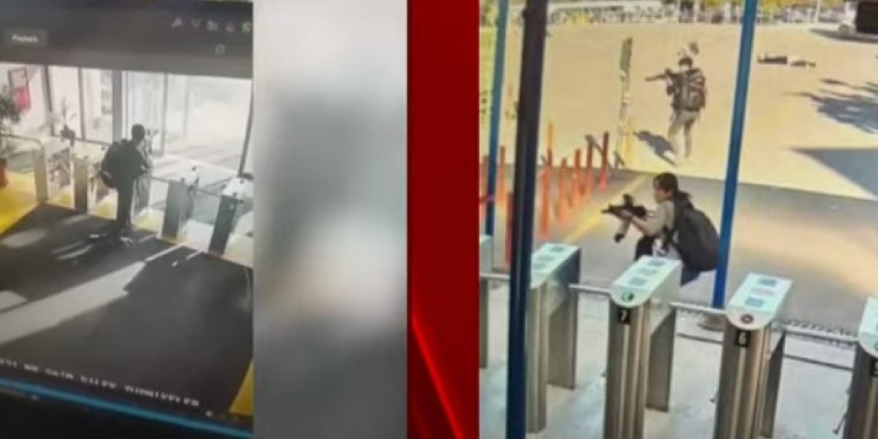 TUSAŞ'a saldıran teröristlerin ilk görüntüleri ortaya çıktı! Adalet Bakanı Tunç'tan açıklama geldi