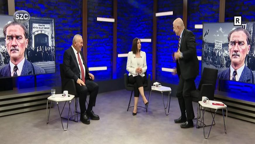 Ümit Özdağ canlı yayında stüdyoyu terk etti!