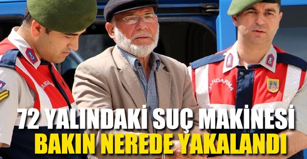 Mağarada saklanan 72 yaşındaki firari yakalandı