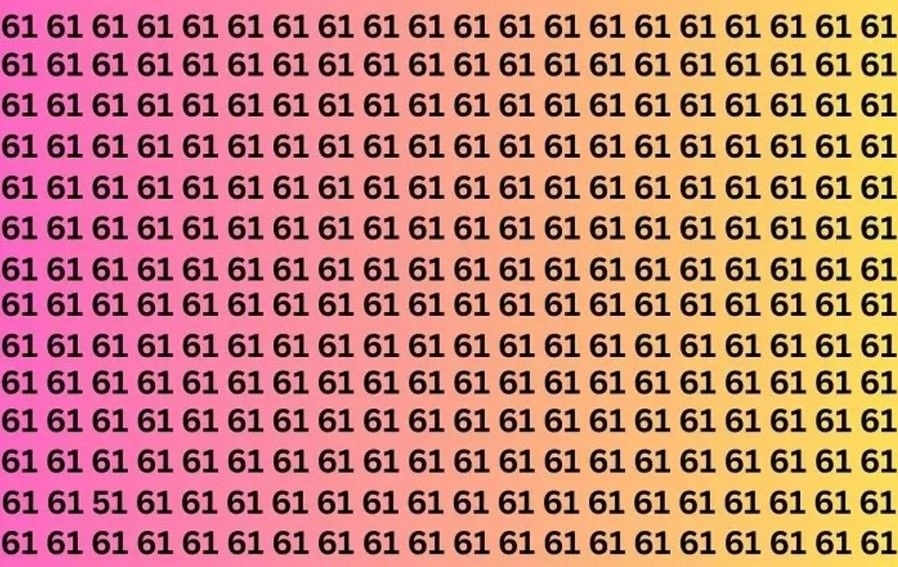 Resimdeki farklı sayıyı 10 saniyede bulamayan düşük IQ'lu sayılıyor