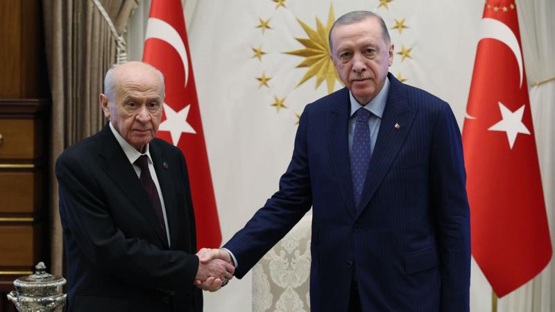 Erdoğan ile Bahçeli'den sürpriz görüşme!