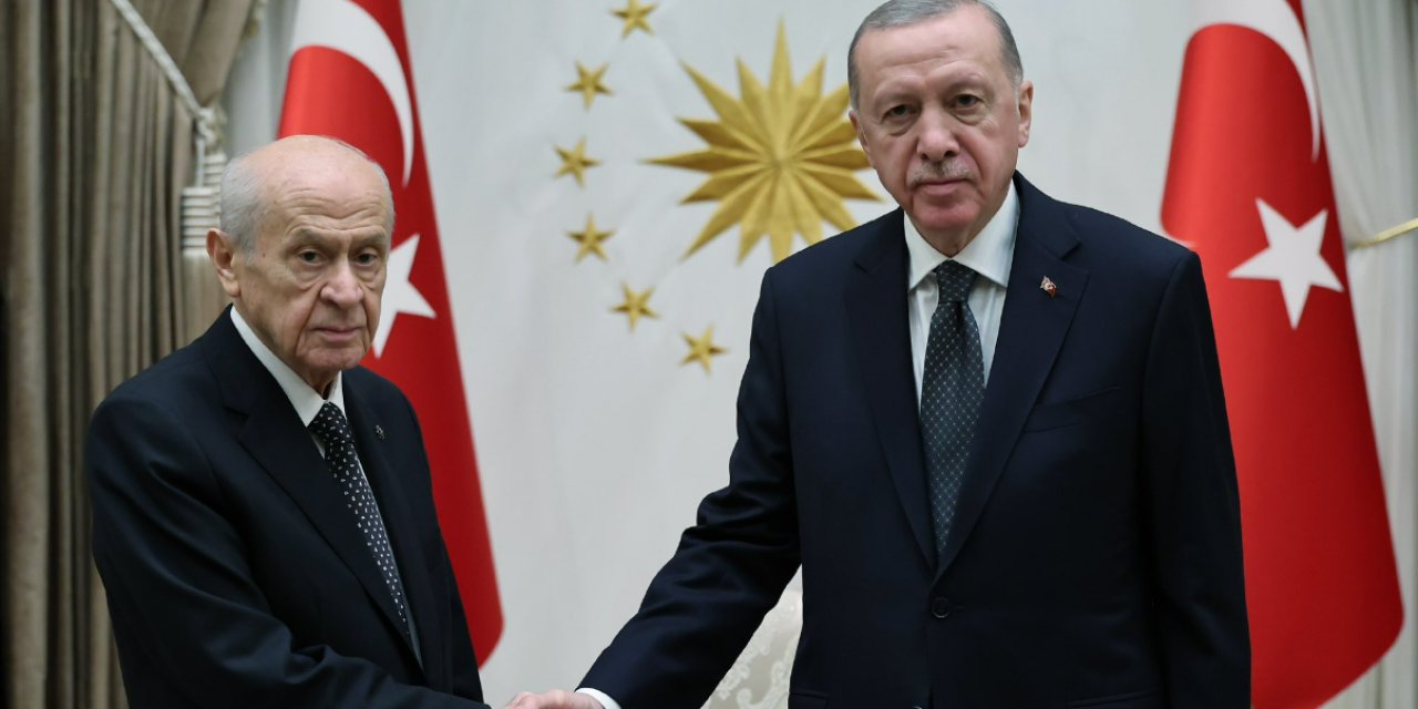 Erdoğan ve Bahçeli arasındaki görüşme bitti