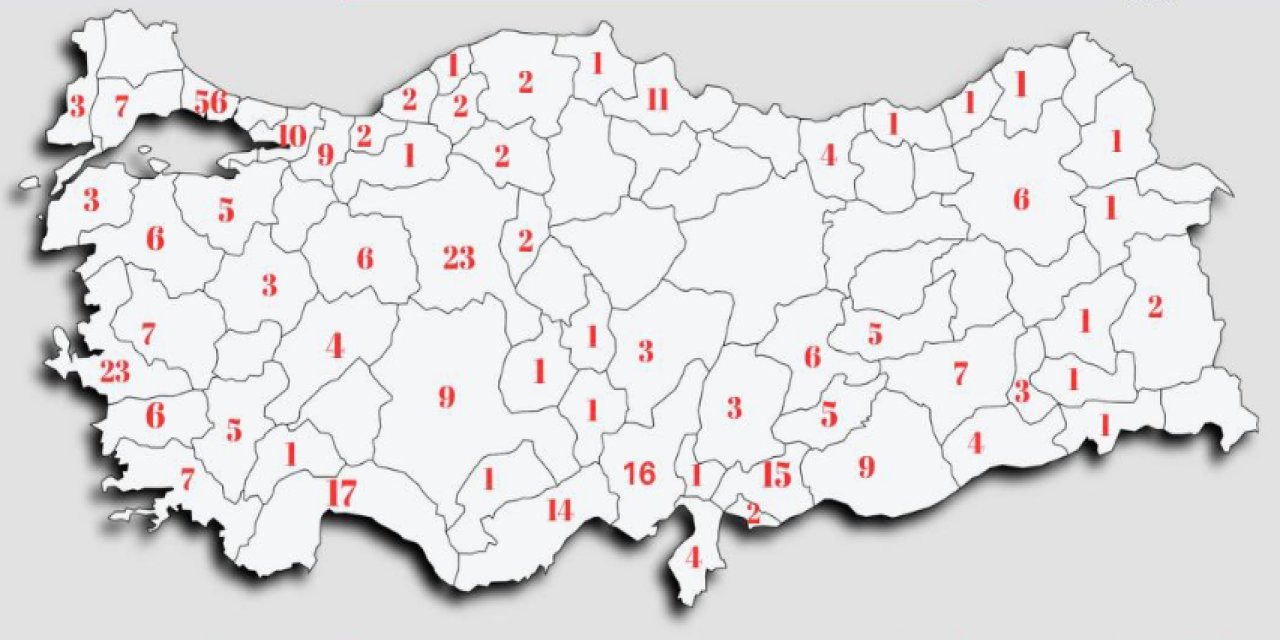 Bugün 25 Kasım! Türkiye haritasındaki sayılar neyi anlatıyor?