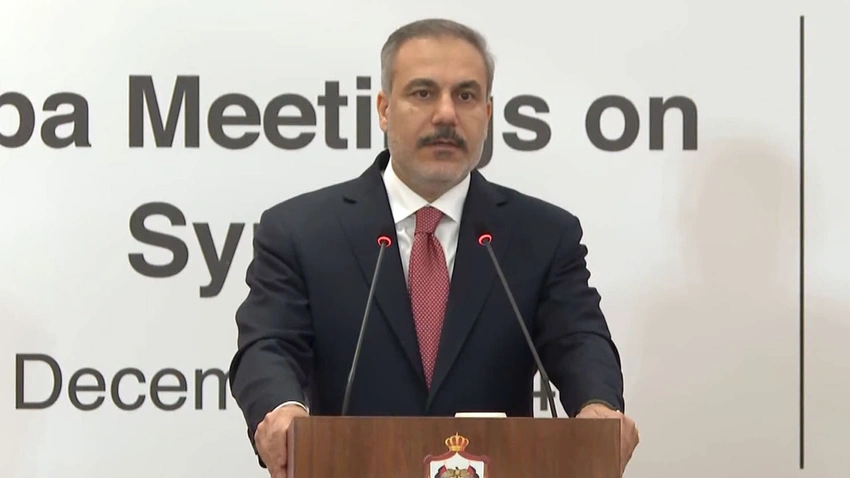 Bakan Fidan'dan Ürdün'de Suriye açıklaması