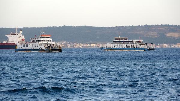 Çanakkale'de vapur seferlerine engel