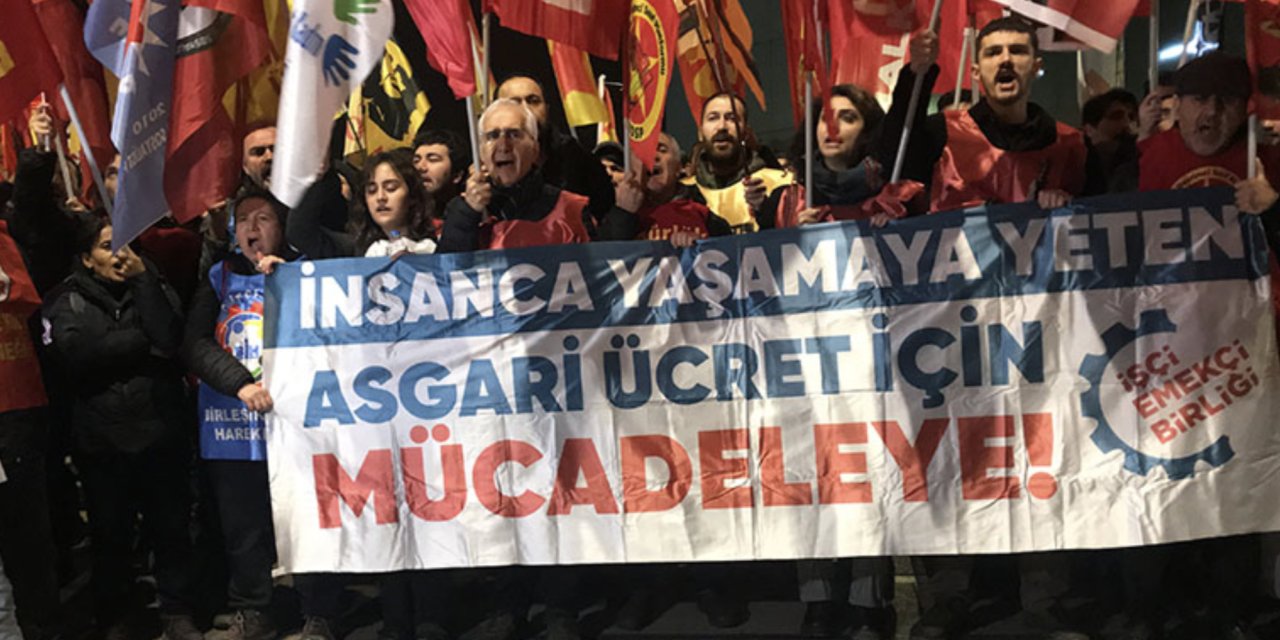 Enflasyona ezdirilen işçiler sokağa çıktı: "İşgal, grev, direniş"