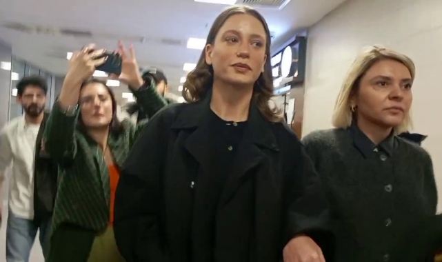 Oyuncu Serenay Sarıkaya ifade verdi