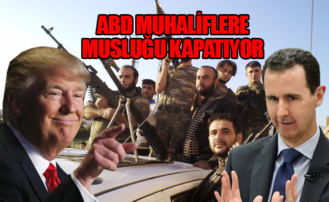 Trump'tan Suriyeli muhaliflere büyük şok