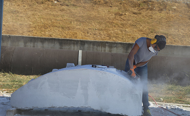 Uluslararası Büyükçekmece Heykel Sempozyu’mu başladı