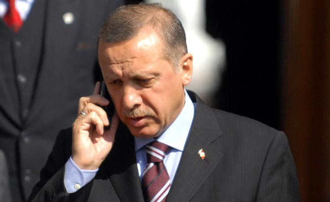 Erdoğan'dan Filistin'e telefon