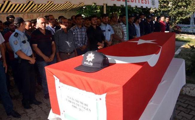 'Şaka kurşunu' kurbanı polisin cenazesi toprağa verildi!