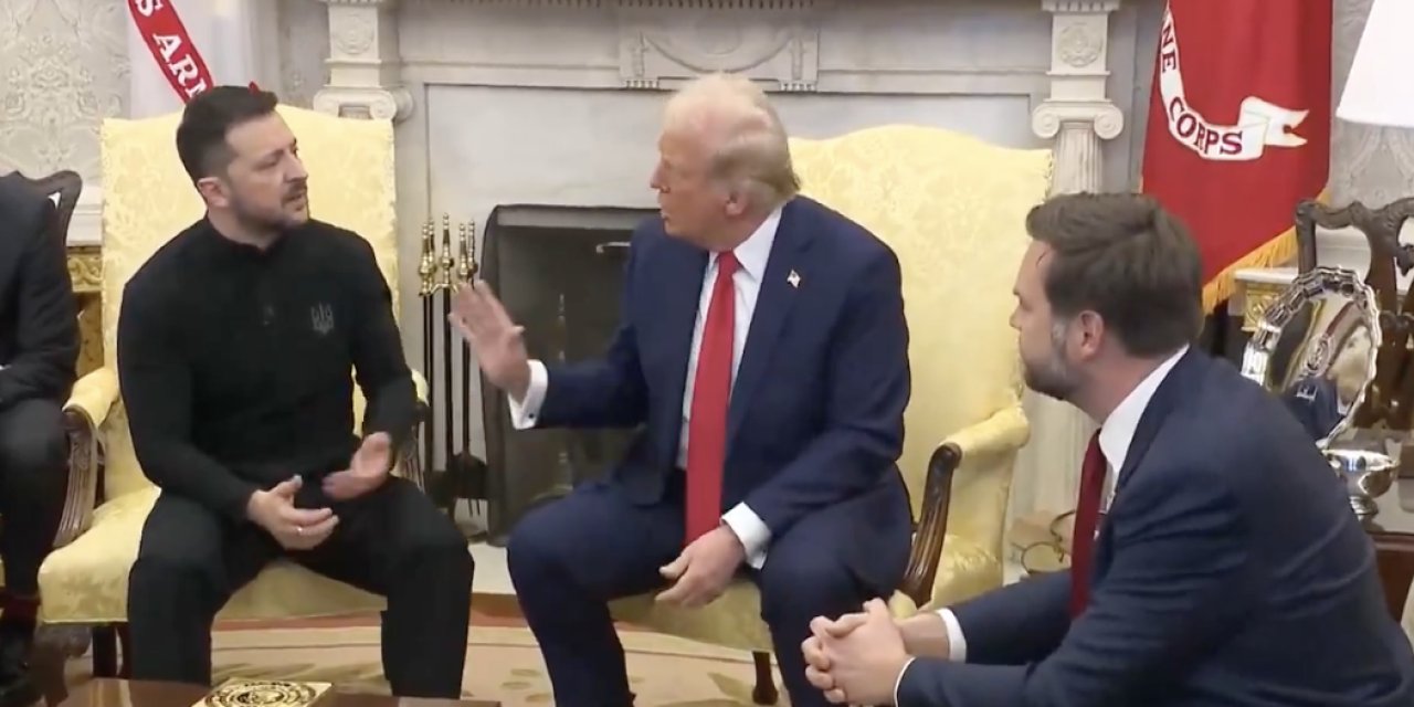 Trump, Zelenskiy'i kameraların önünde azarlayıp tehdit etti: "Aptal başkanımız... Kumar oynama! Ya imzalarsın ya da..."