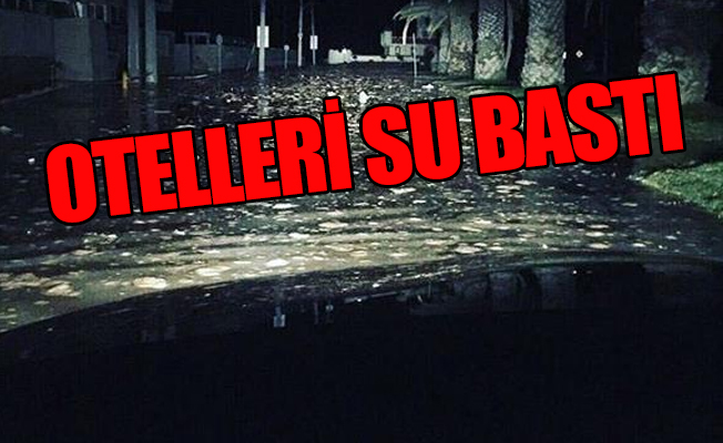Depremden sonra deniz suyu yükseldi