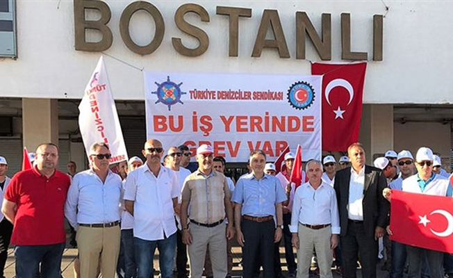 İZDENİZ işçileri grev için dayanışma çağrısı yaptı
