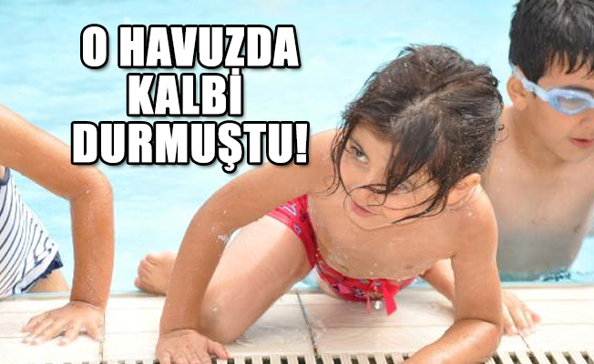 Ölümden döndüğü havuza yeniden girdi!