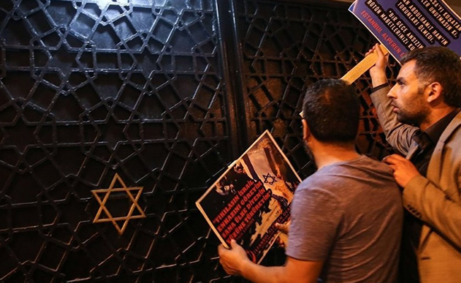 AKP'li vekilden sinagog önünde yapılan 'İsrail protestosu'na tepki