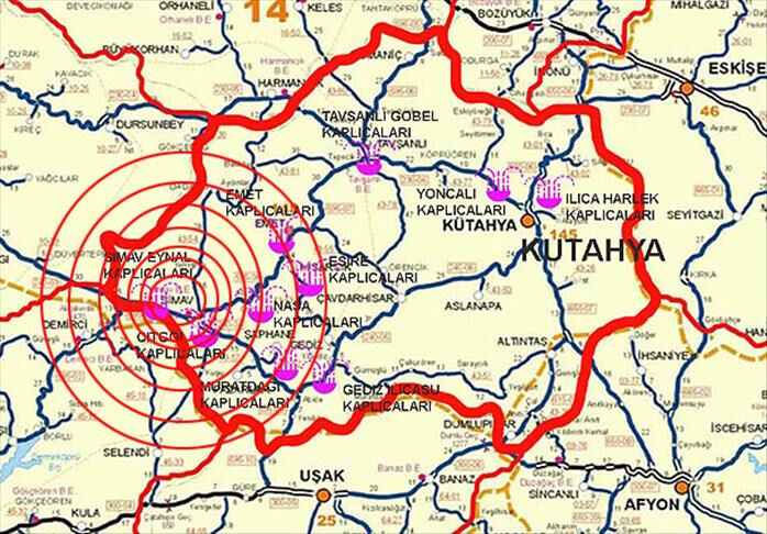 Kütahya'da şiddetli deprem