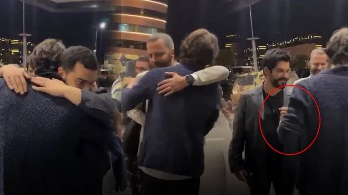 Herkese sarılırken Burak Özçivit'e sarılmadı! O anlar gündem oldu