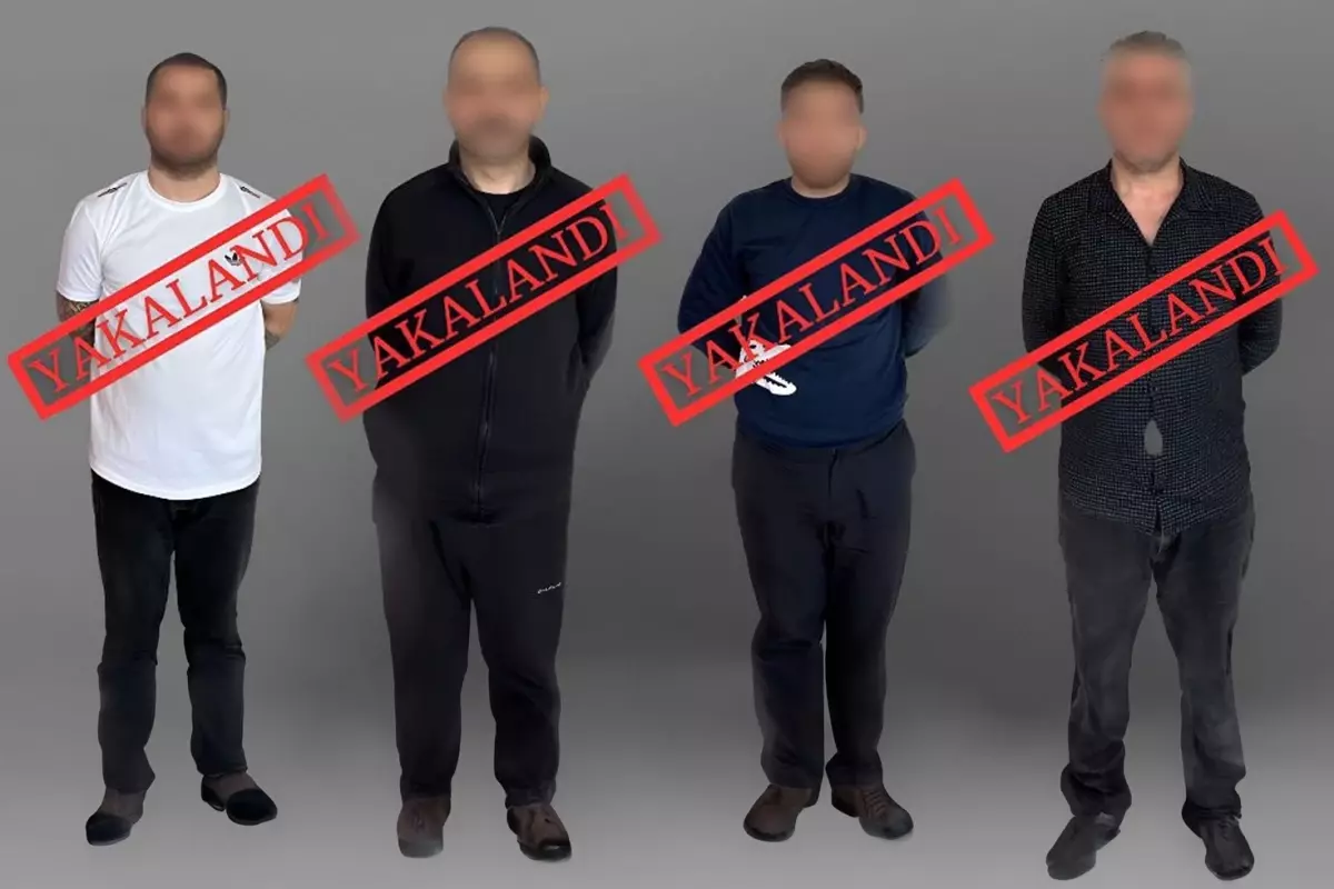 Kırmızı bültenle aranan 4 şahıs Gürcistan'da yakalanarak Türkiye'ye getirildi