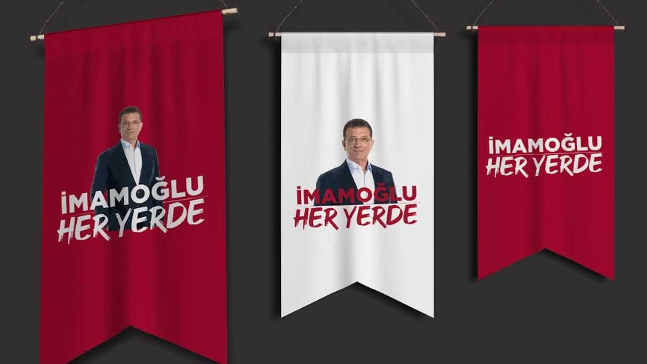 Gençlerden 'İmamoğlu her yerde' kampanyası