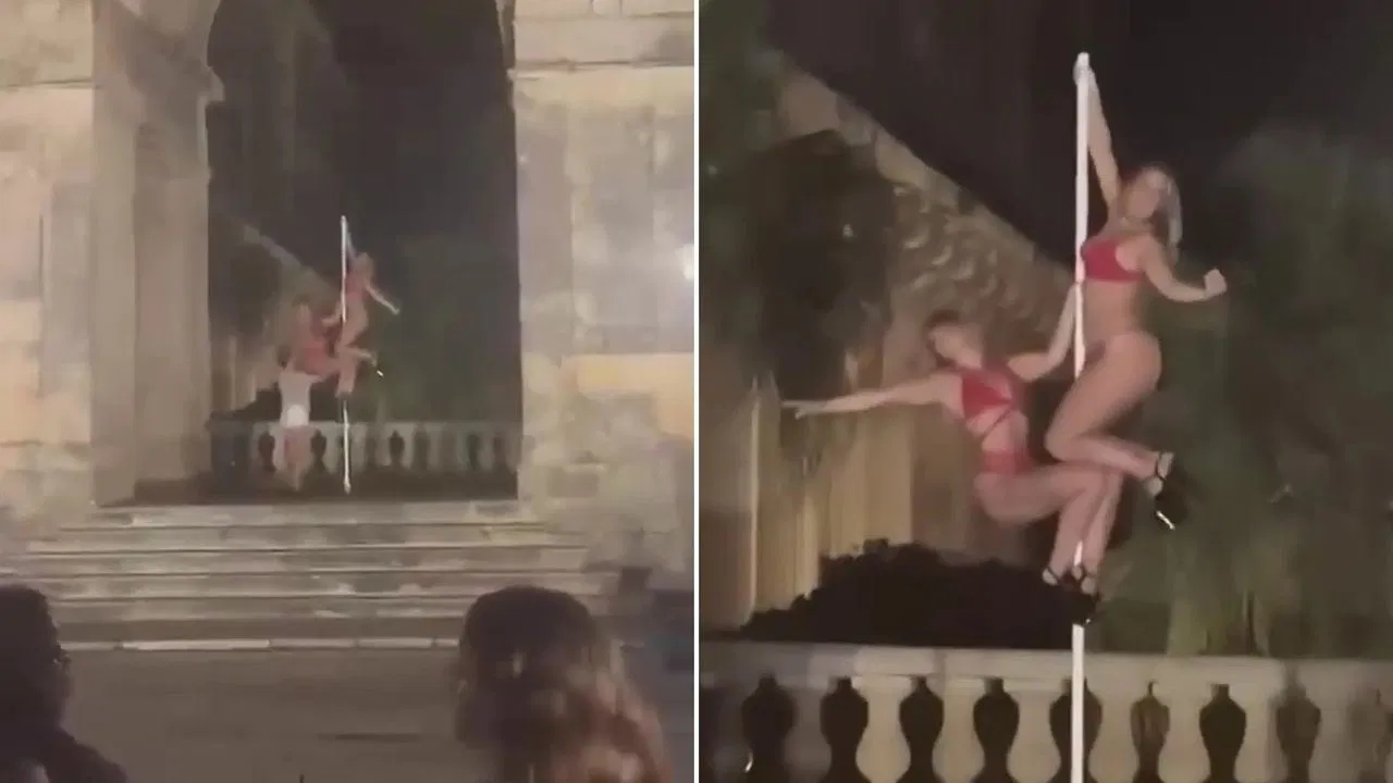 Tarihi sarayda direk dansı yapan kadınlara hapis cezası verildi