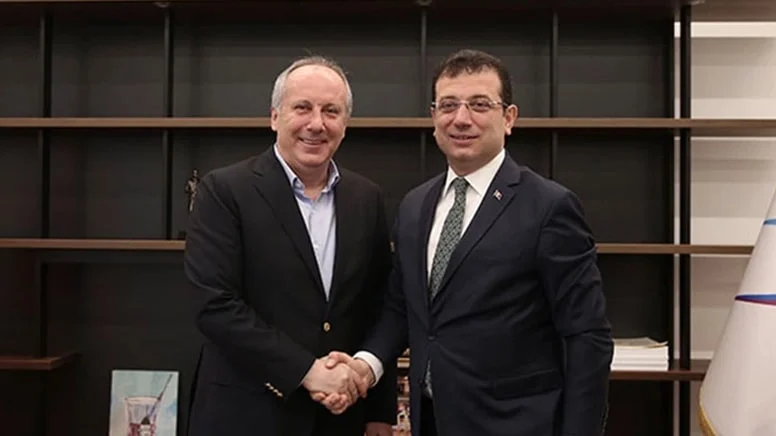 Muharrem İnce, Ekrem İmamoğlu'nun mesajını paylaştı