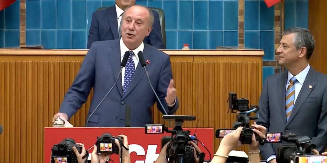 Muharrem İnce yeniden CHP'de... İşte grup toplantısında yaptığı konuşma!