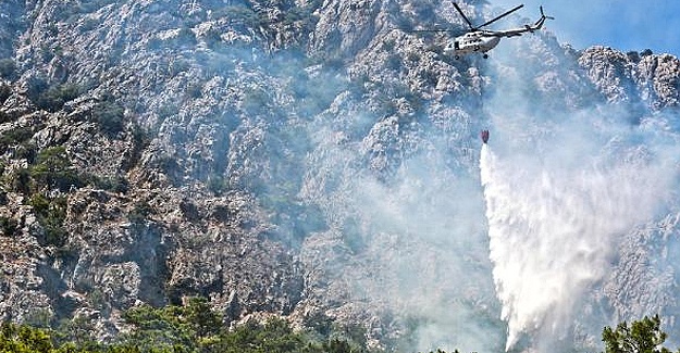 Antalya'da orman yangını