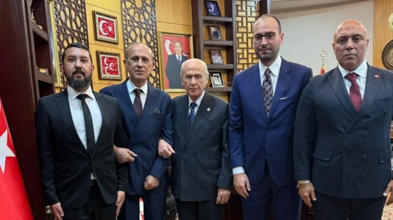13 yıldır hapisteydi, Bahçeli'yi ziyaret etti