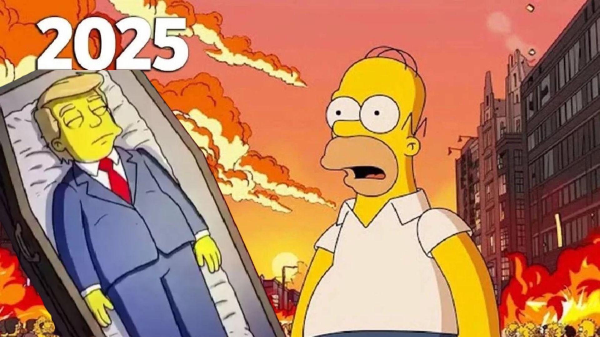 Trump canlı yayında... Simpsonlar'ın son kehanetine günler kaldı!