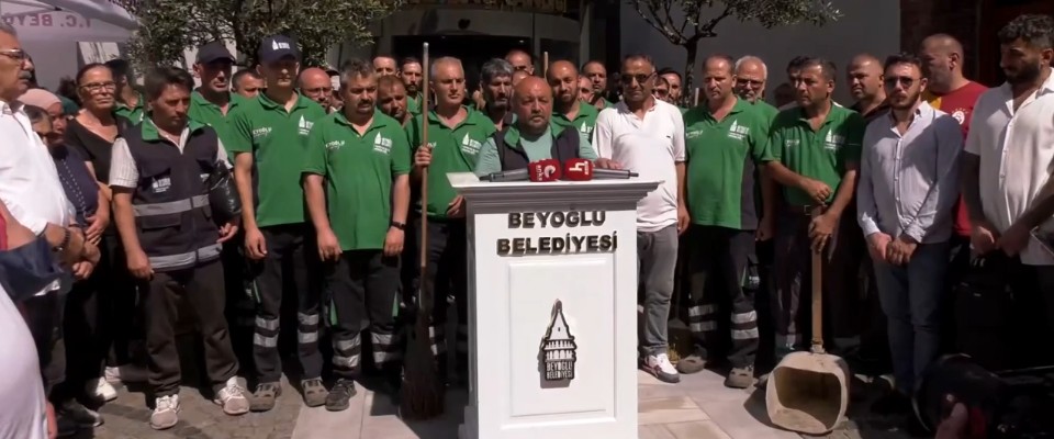 Beyoğlu Belediyesi temizlik işçilerinden Başkan Güney’e destek: Bu saygıyı bize başkanımız kazandırdı...