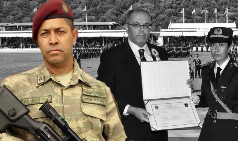 Kahraman astsubay Ömer Halisdemir'in kızı teğmen olarak mezun oldu!