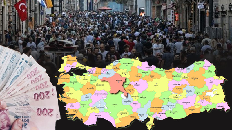 Türkiye'nin en zengin ve en fakir ilçeleri belli oldu!