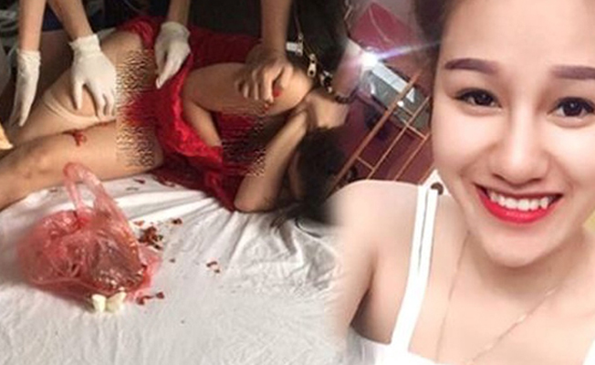 Kadının cinsel organına acı biber sürdü