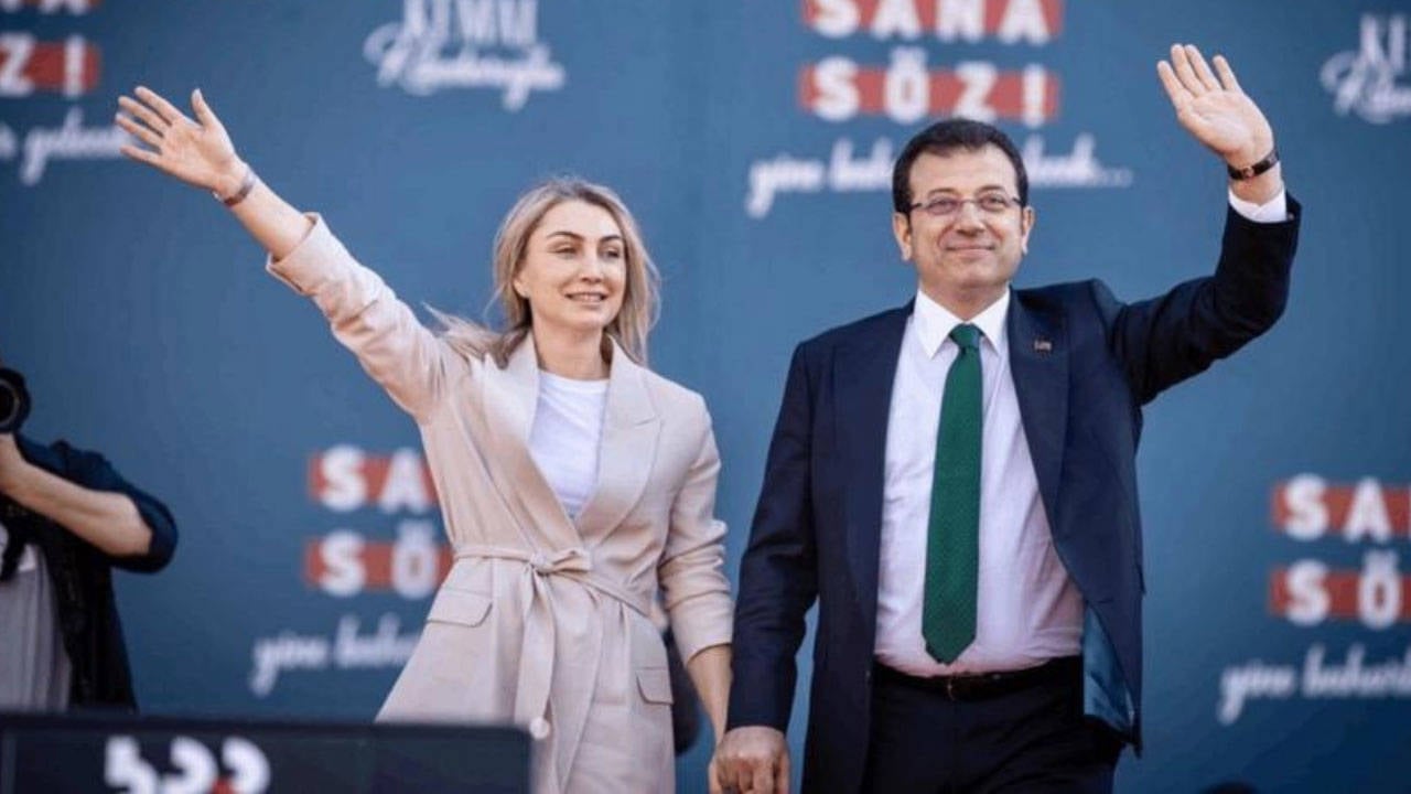Ekrem İmamoğlu ve eşi Dilek İmamoğlu
