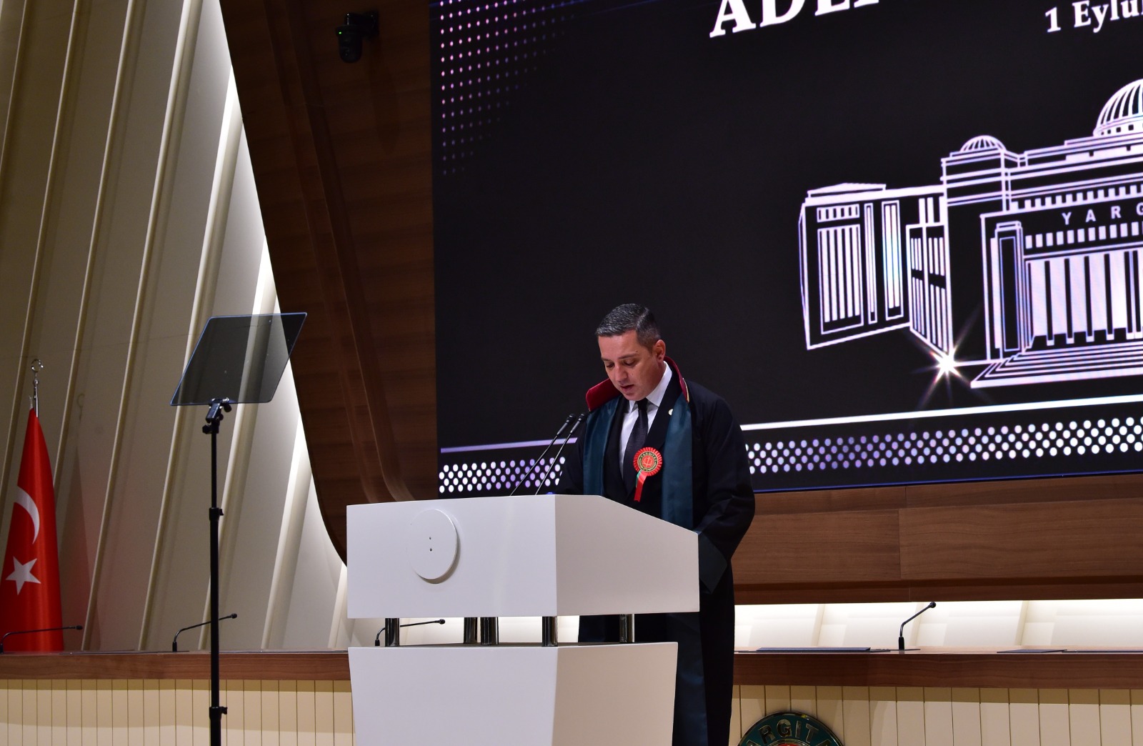 Erinç Sağkan Adli Yıl açılış programında konuştu: Bu uygulamalar, hukuk devleti ilkesini sarsmakta...
