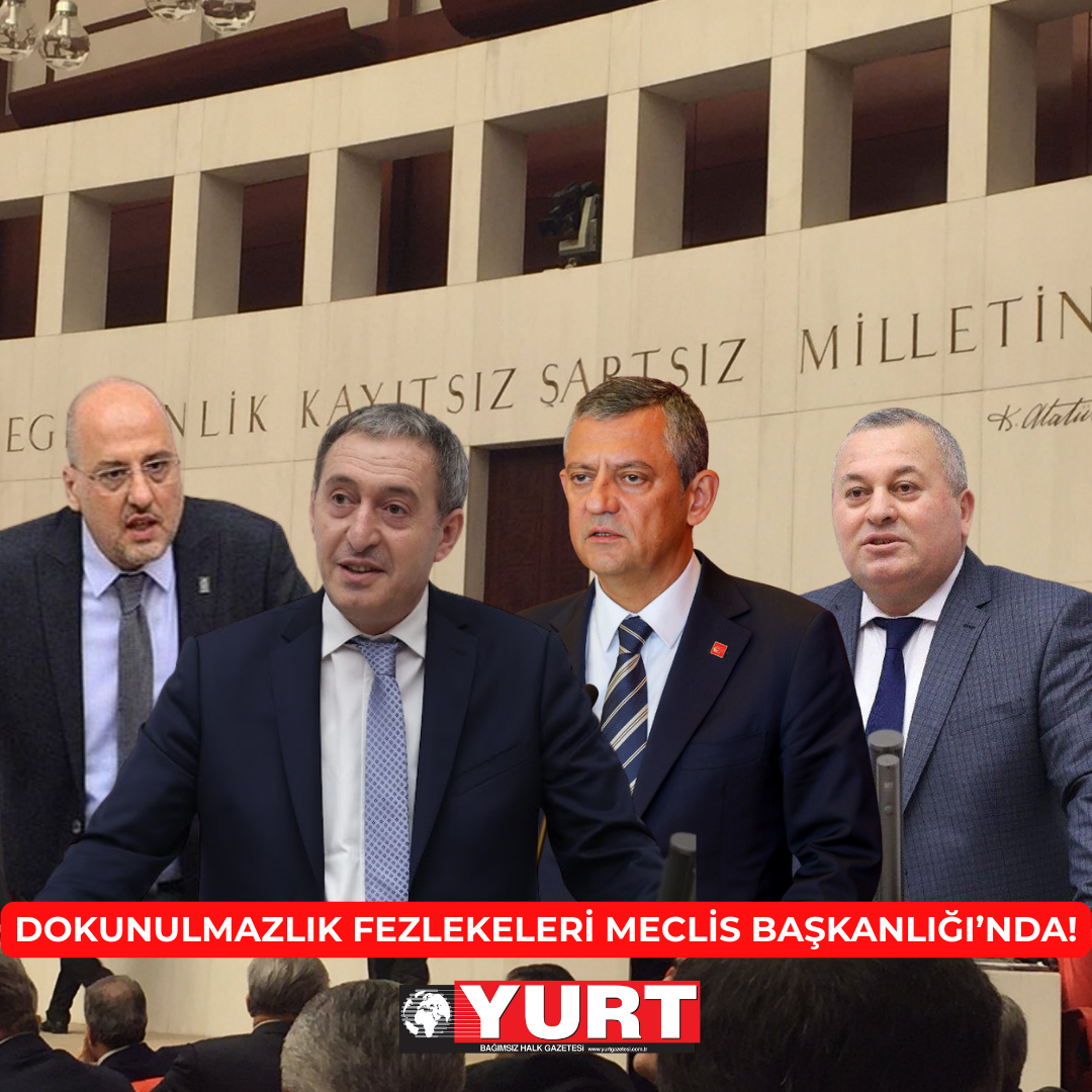 Özgür Özel, Cemal Enginyurt, Ahmet Şık...  Dokunulmazlık dosyaları TBMM Başkanlığı'nda!