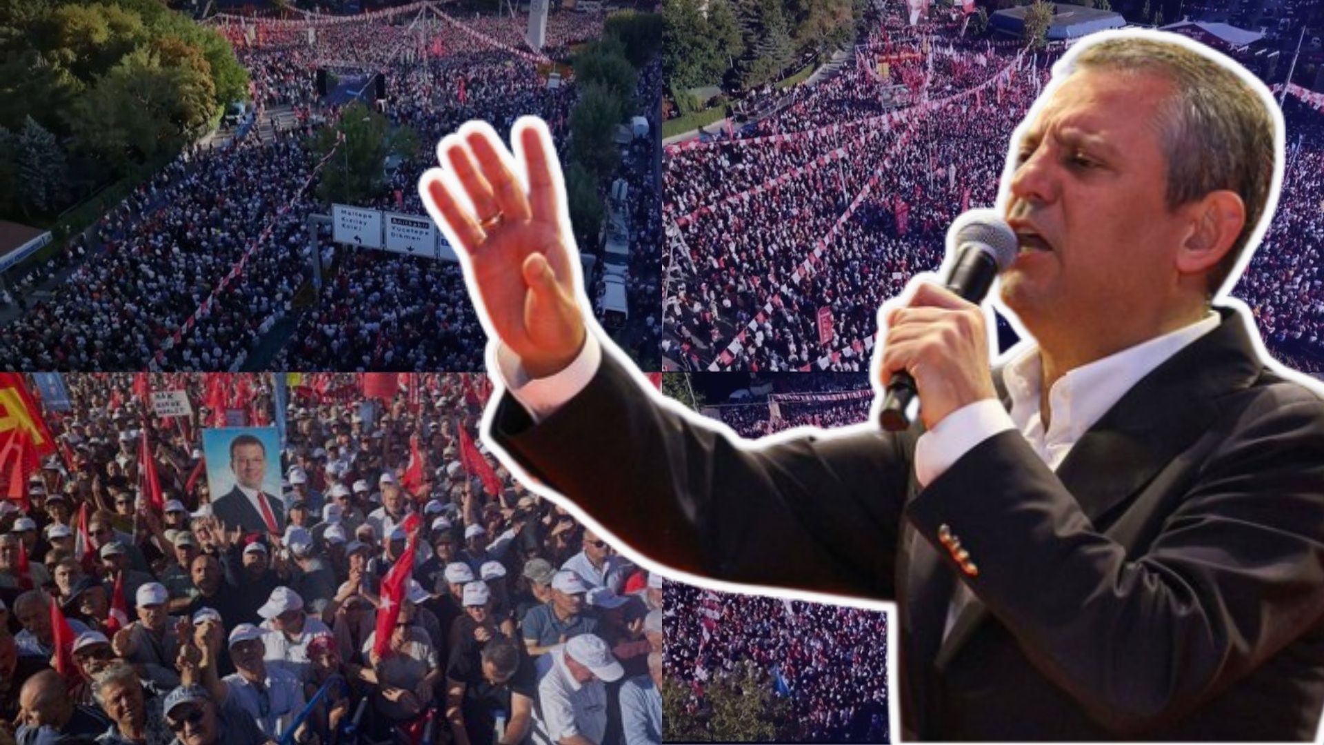 "Siyasi Yankesici, hodri meydan..." Özgür Özel Ankara'dan Erdoğan'a seslendi: Tandoğan’ı hiç böyle gördün mü?